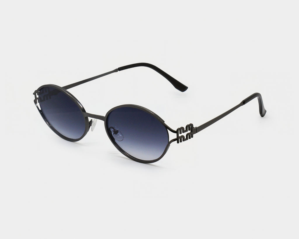 Miu Miu Gun Metal Lente negro