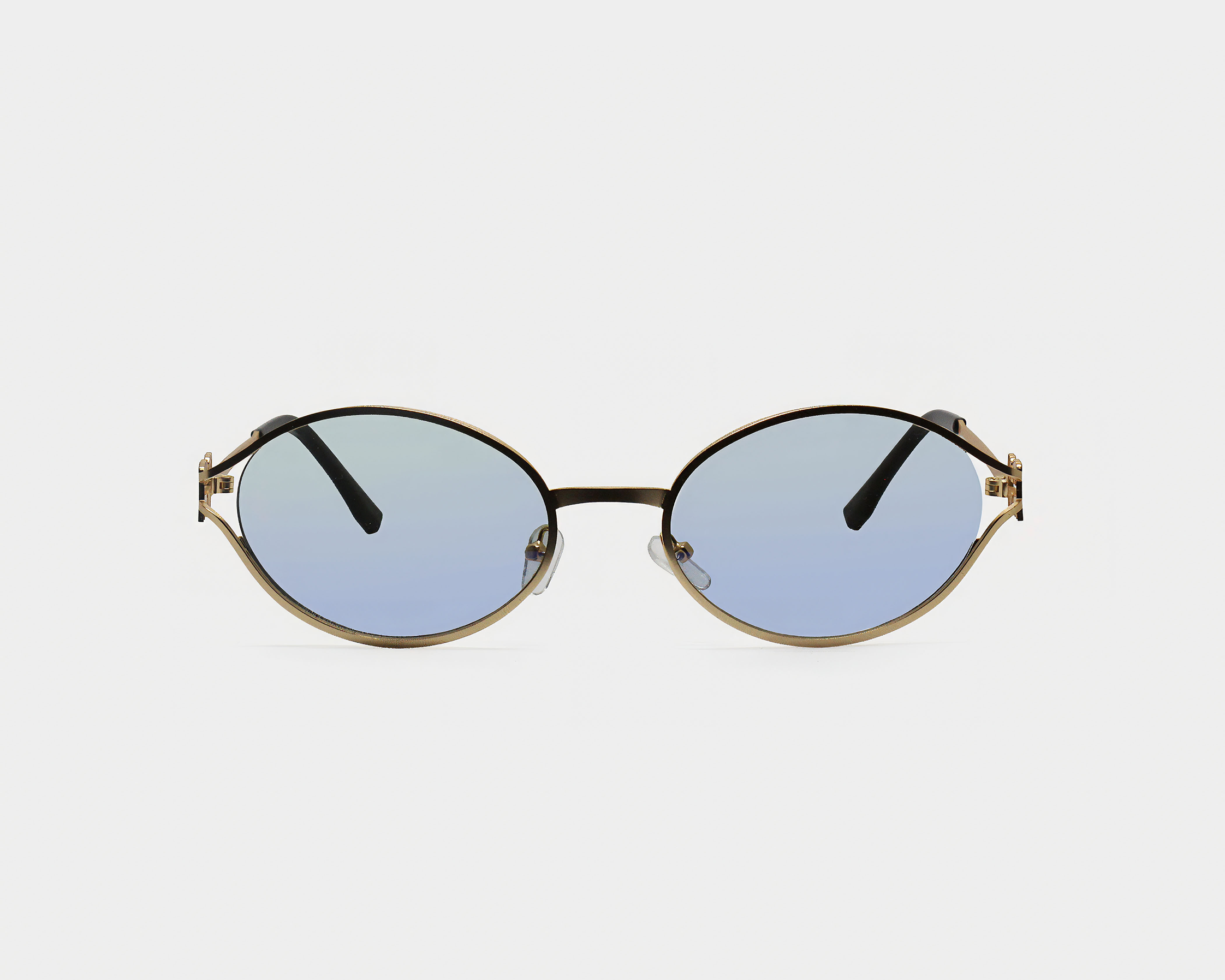 Miu Miu Gun Metal Lente azul
