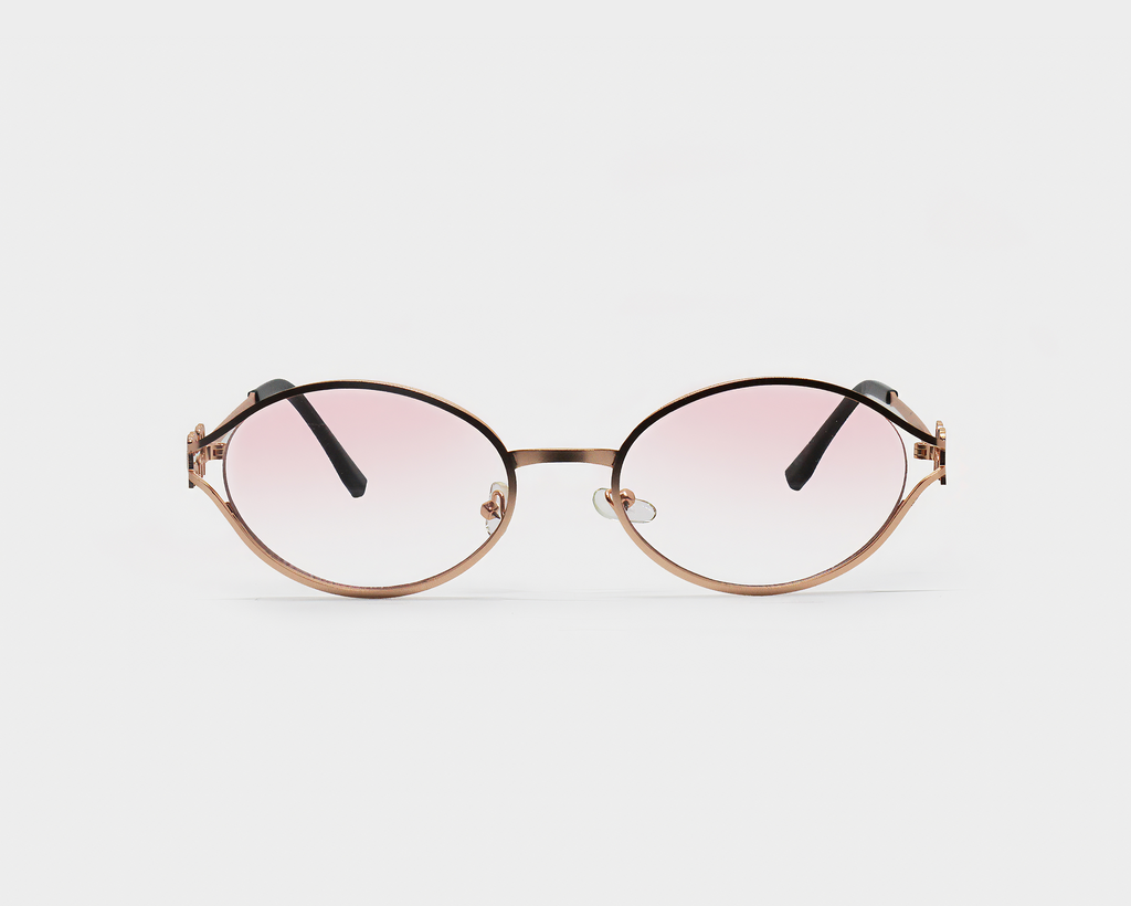 Miu Miu Gun Metal Lente Rosado